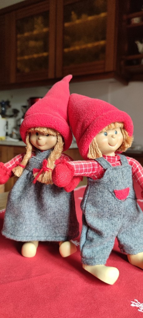 Handgemachte Weihnachtsfiguren