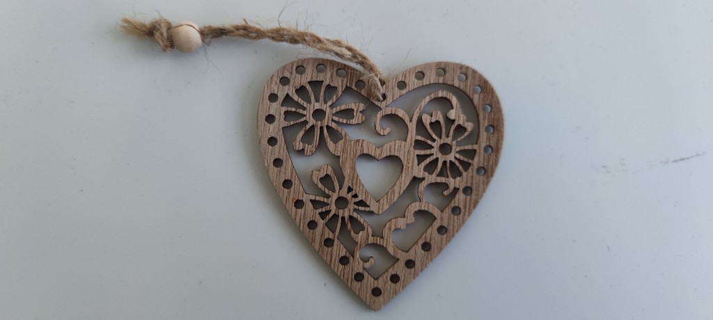 Holzherz Dekoration